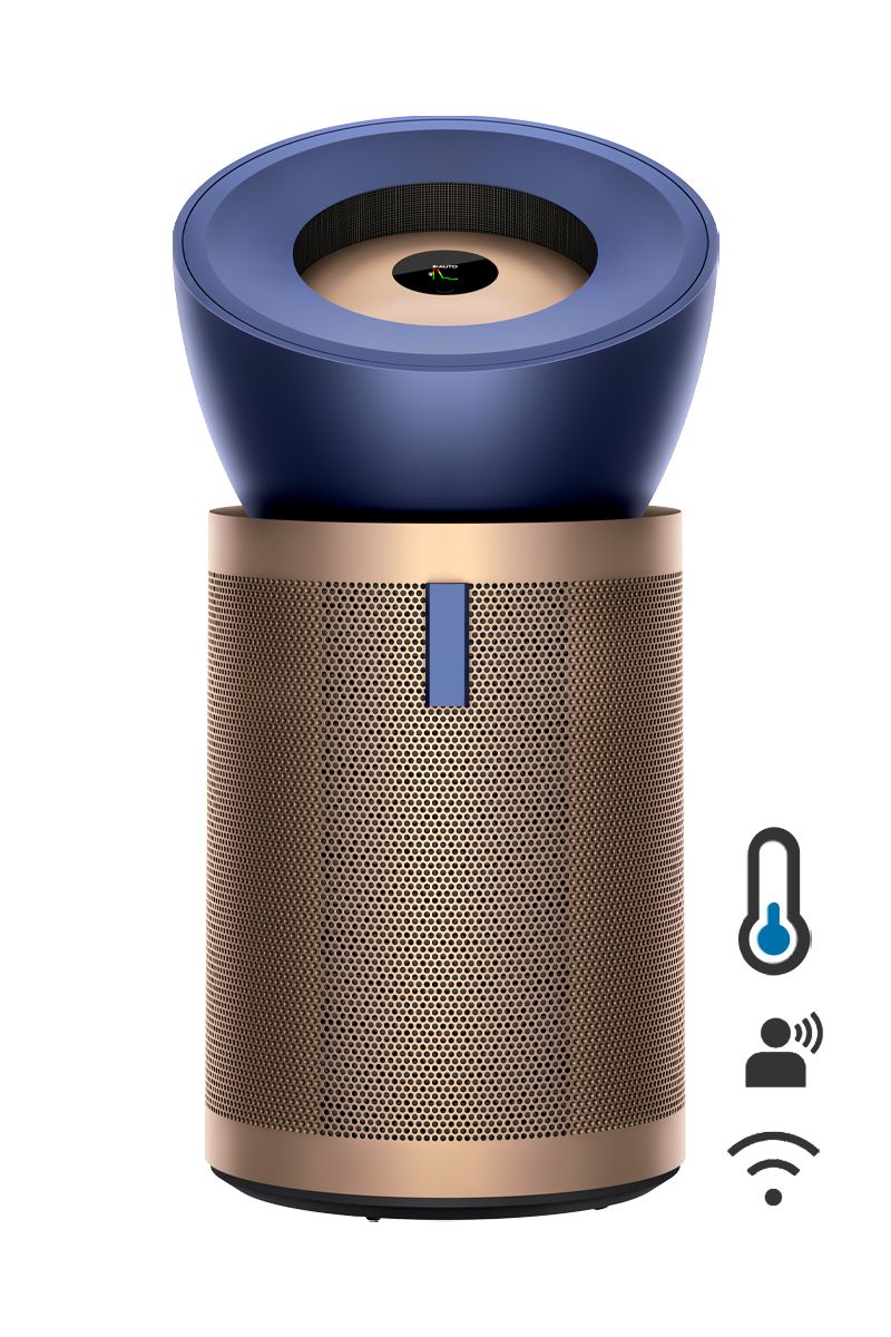dyson luftreiniger big quiet formaldehyd bp04 luftreiniger-ventilator preußischblaugold