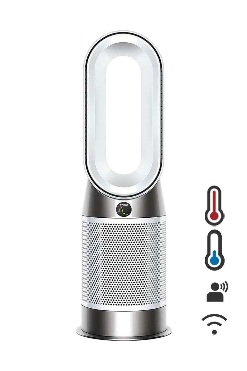 dyson luftreiniger hotcool hp1 luftreiniger-heizlüfter weiß
