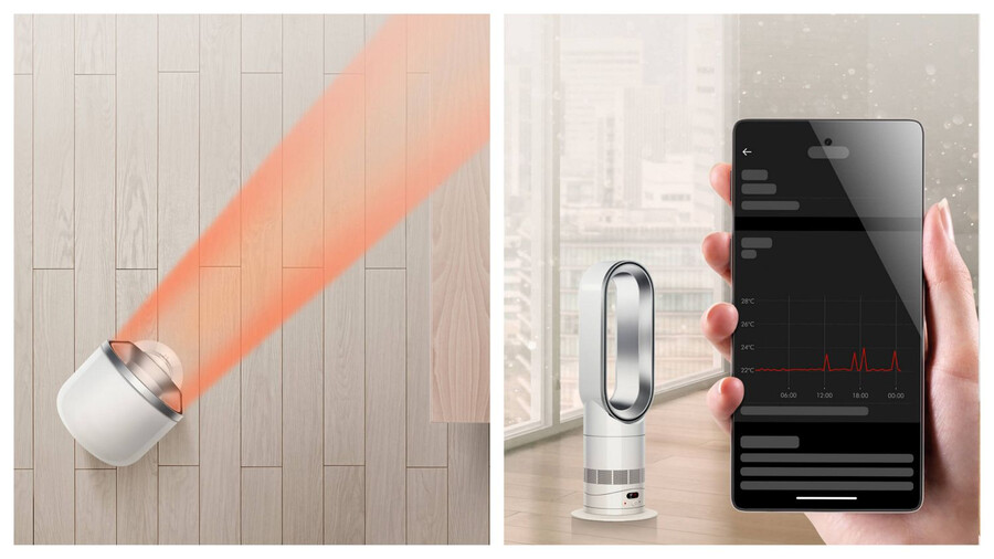 dyson hotcool hf1 remote link vorheiz- und kühlventilator