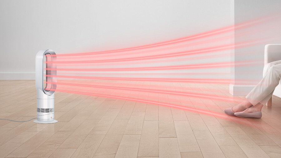 dyson hotcool jet focus am09 heizlüfter weißnickel