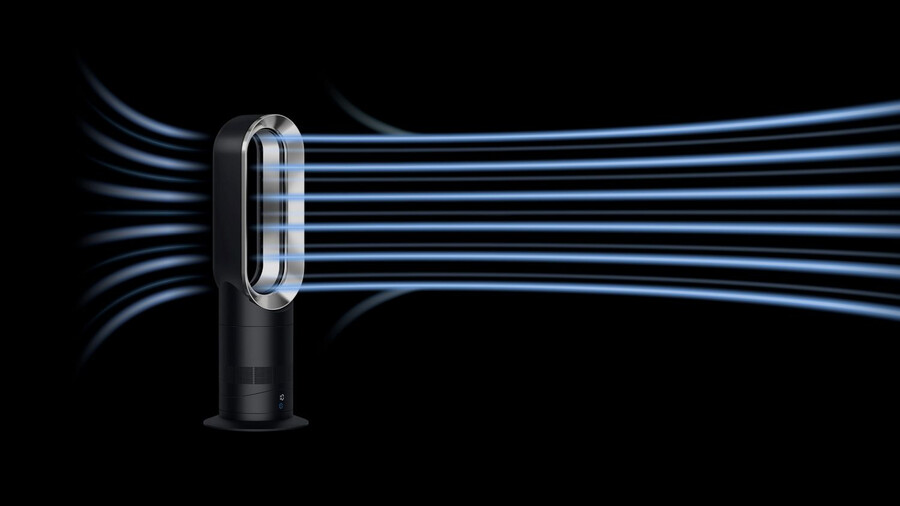 dyson hotcool jet focus am09 heizlüfter weißnickel