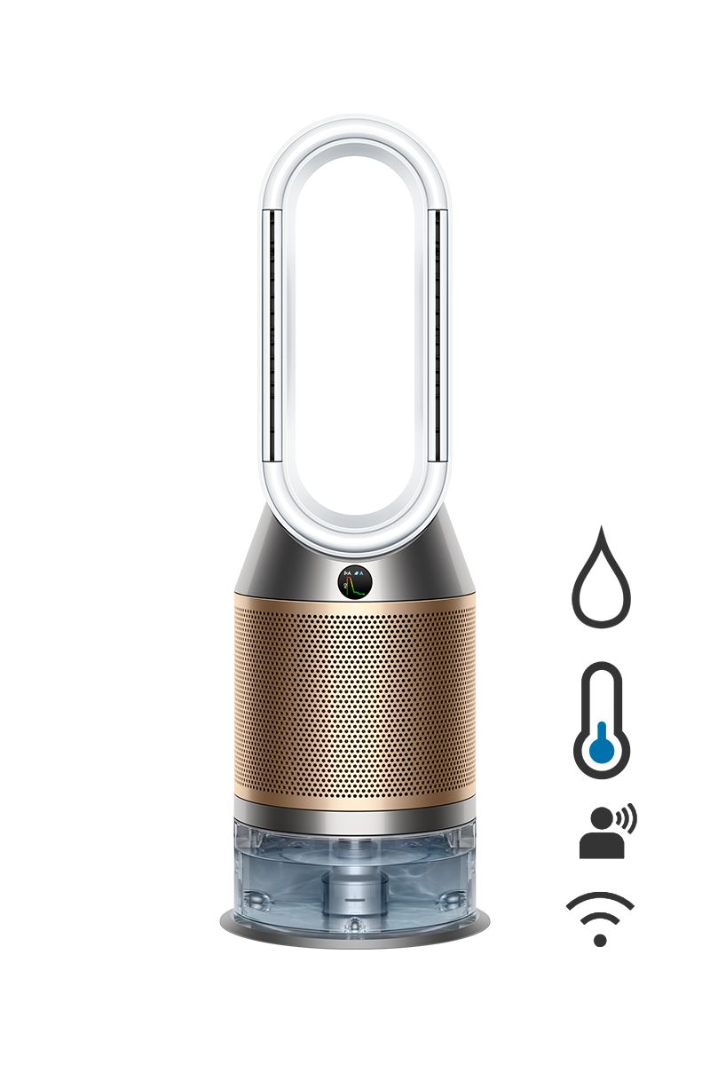dyson luftbefeuchter und luftreiniger mit luftreinigung und kühlfunktion ph2 de-nox weißgold