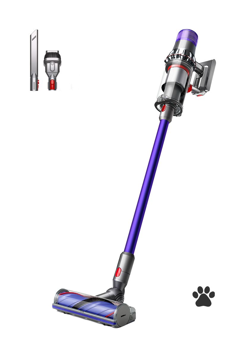 dyson v11 advanced staubsauger in nickel und lila