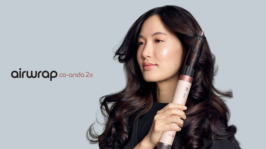 dyson airwrap co-anda2x multi-styler und haartrockner - glattwellig keramikrosaroségold
