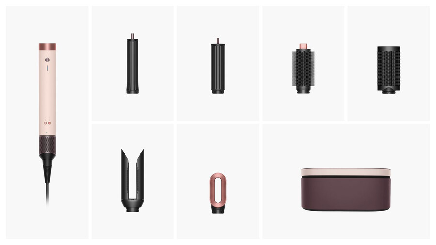 dyson airwrap co-anda2x multi-styler und haartrockner - glattwellig keramikrosaroségold