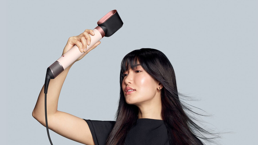 dyson airwrap co-anda2x multi-styler und haartrockner - glattwellig keramikrosaroségold