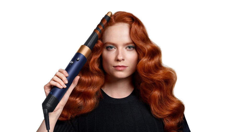 dyson airwrap id multi-styler und haartrockner - glattwellig preußischblaureiches kupfer