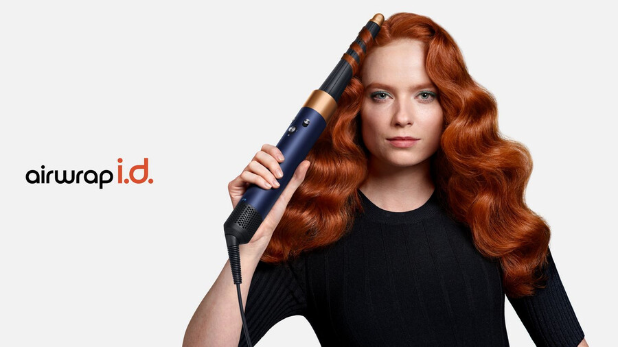 dyson airwrap id multi-styler und haartrockner - glattwellig preußischblaureiches kupfer