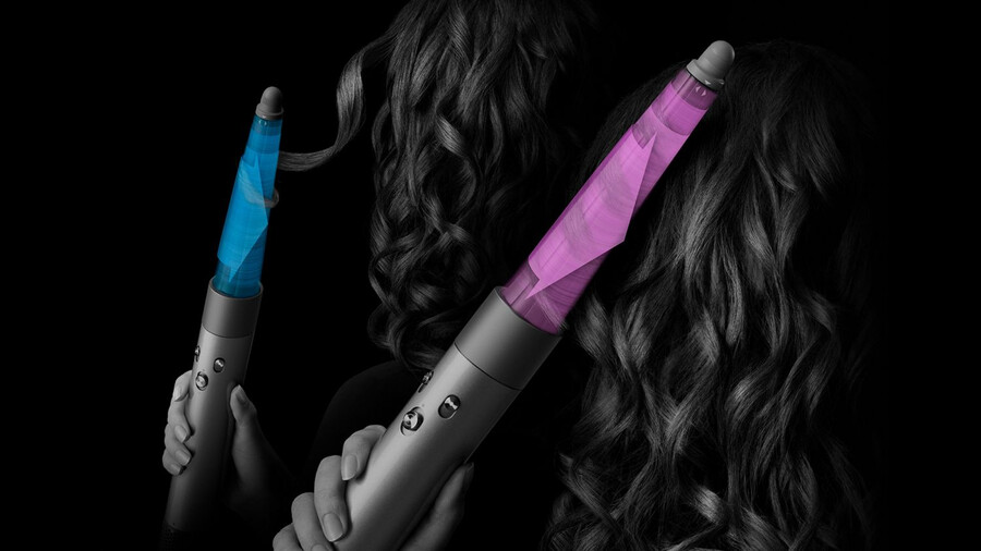 dyson airwrap id multi-styler und haartrockner - glattwellig preußischblaureiches kupfer