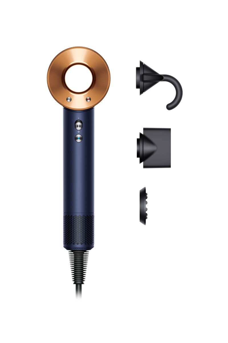 dyson supersonic haartrockner - glattwellig preußischblaukupferrot