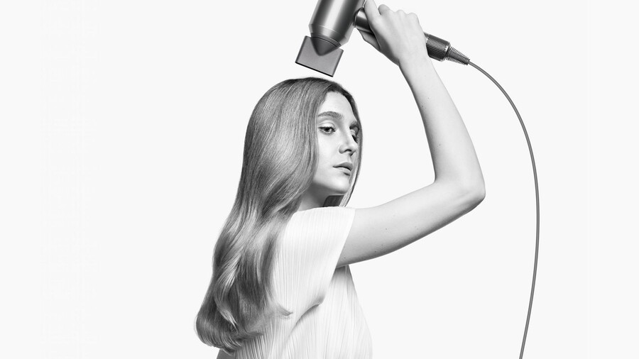 dyson supersonic haartrockner - glattwellig preußischblaukupferrot